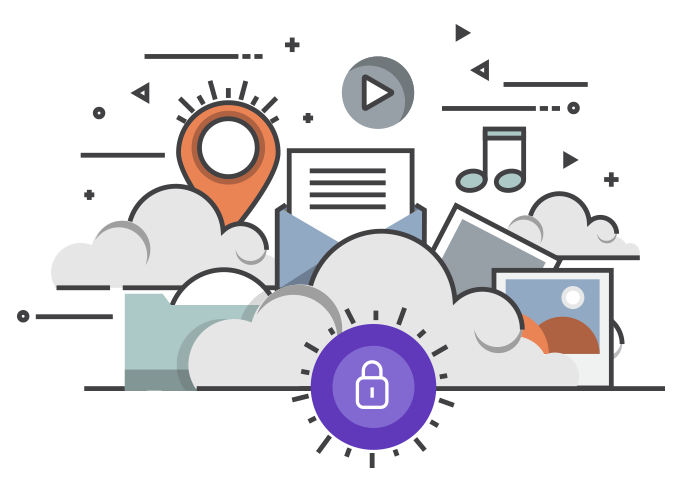 Cloud Data Storage Security Infographic